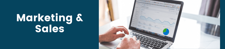 banner de marketing y ventas