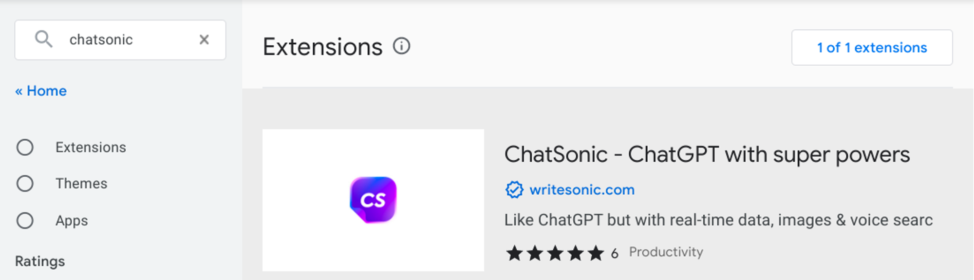 ChatSonic Chrome-Erweiterung - chatgpt für Google Mail