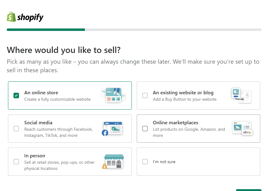 Бесплатная пробная подписка на Shopify