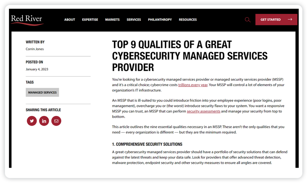 Marketing de conținut și SEO pentru securitate cibernetică