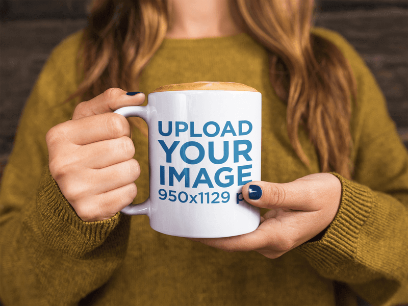 Mockup Mug Terinspirasi Musim Gugur