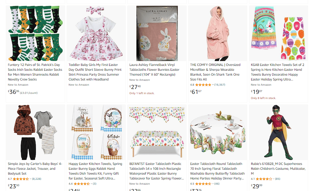 เสื้อผ้าอีสเตอร์