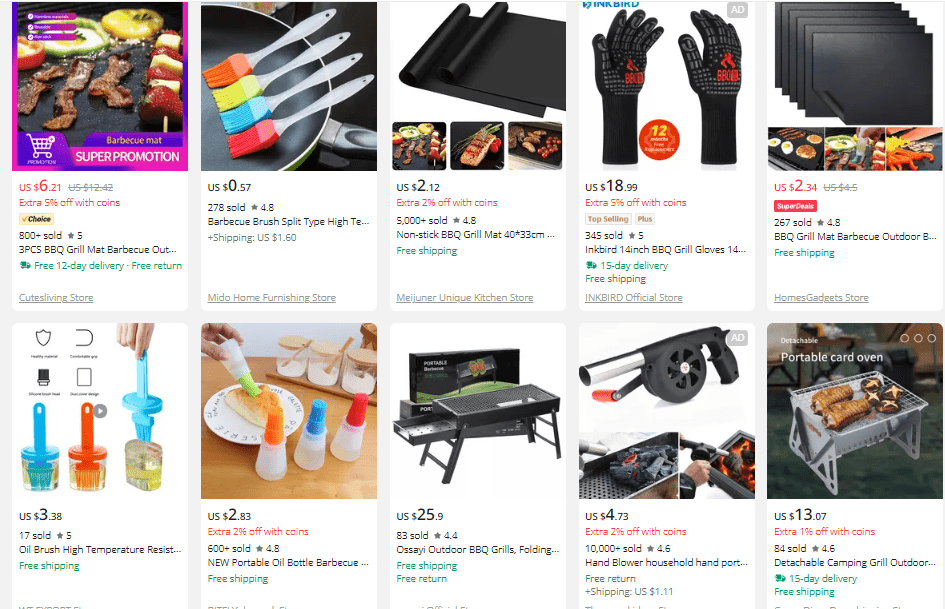 อุปกรณ์ทำบาร์บีคิว