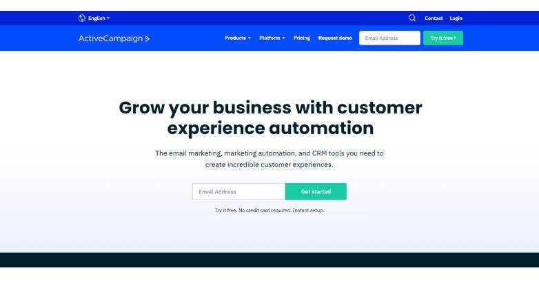 Active Campaign permite marketerilor să investească în marketing prin e-mail și să ofere conținut remarcabil clienților potențiali.