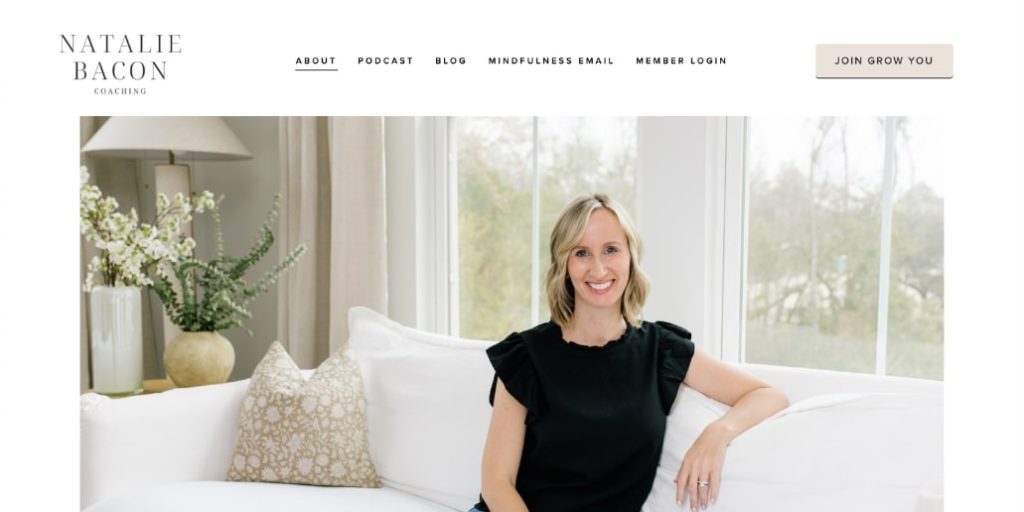 Ntalie Bacon 关于页面