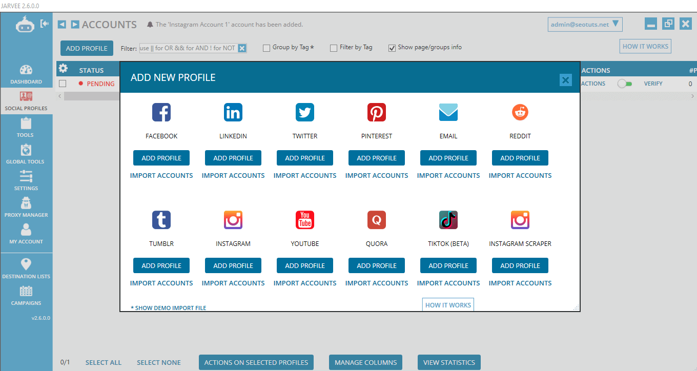 อินเตอร์เฟส jarvee
