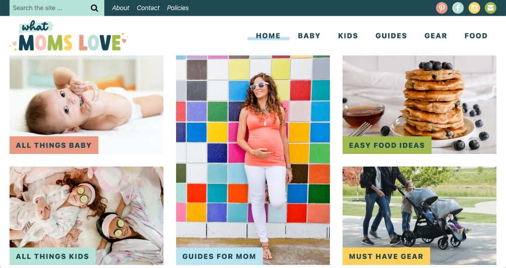 скриншот веб-сайта What Moms Love