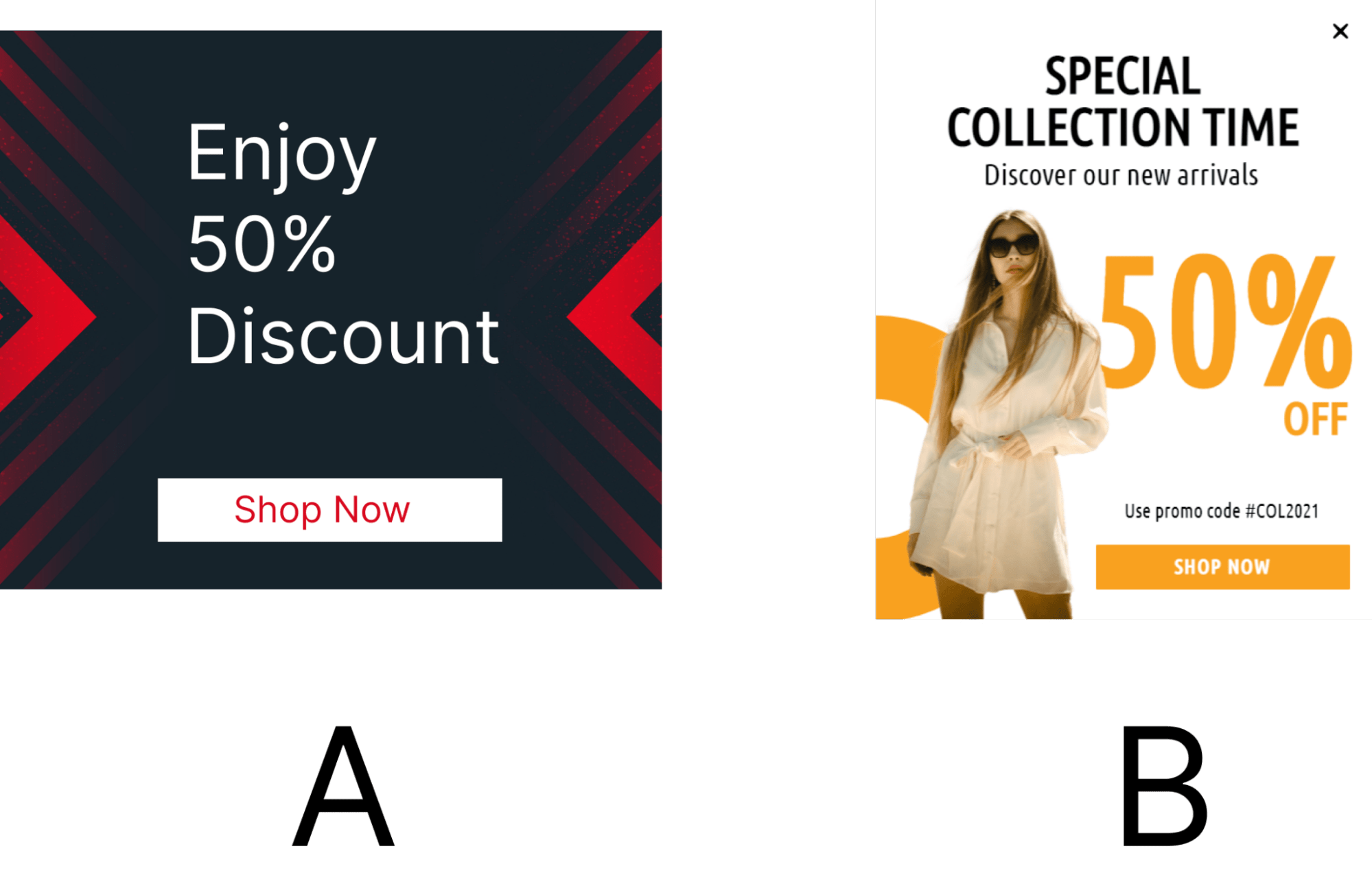 Utilizați imagini relevante pentru pop-up