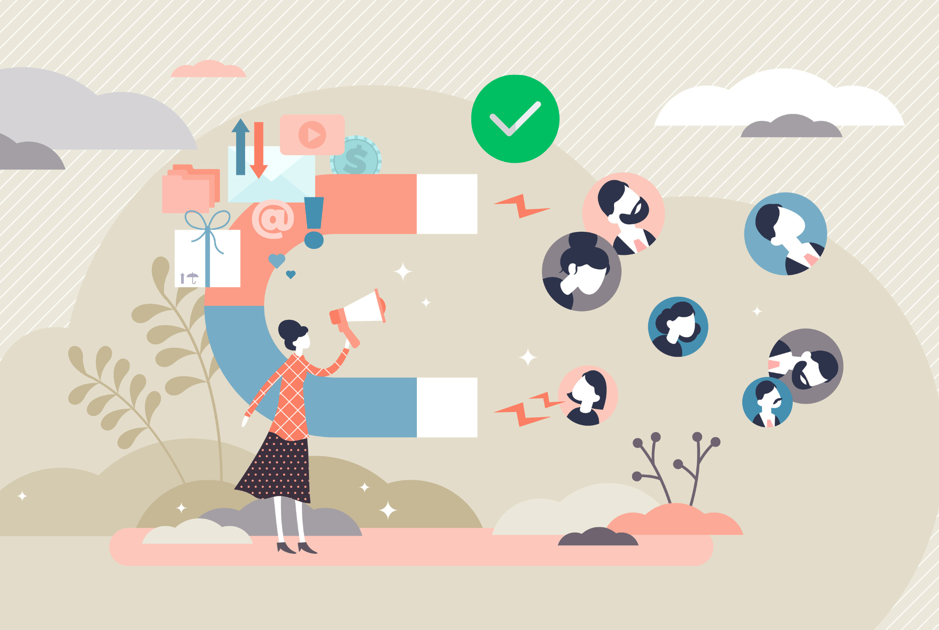 นำแม่เหล็กเป้าหมายผู้ชม