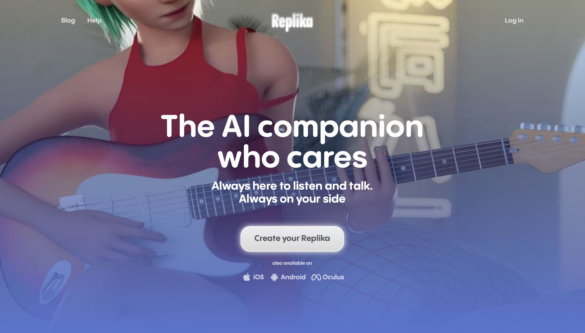 Replika - Los mejores chatbots de IA