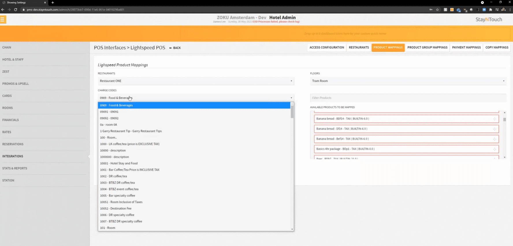 Sistem POS restoran Lightspeed
