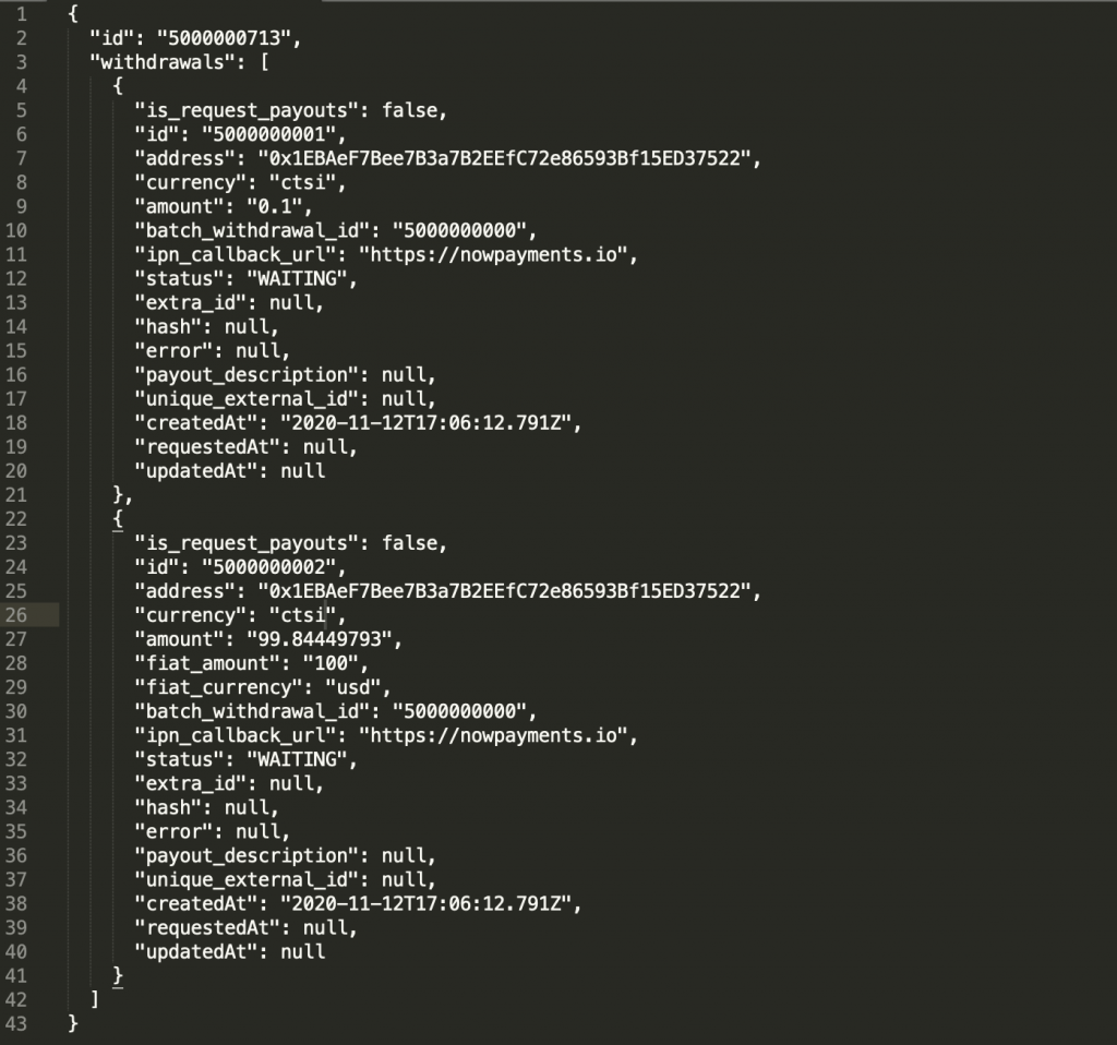 O que é a API de pagamentos em massa?