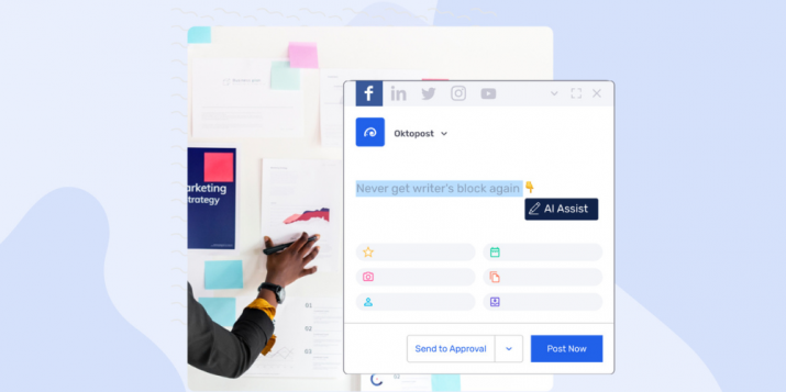 เพิ่มศักยภาพให้ผู้จัดการโซเชียลมีเดีย: ขอแนะนำเครื่องมือช่วย AI ใหม่ของ Oktopost