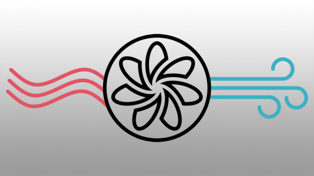 HLK-Heizung-Lüftung-Klimaanlage-Kühlung-Lüfter-AC-Temperatur