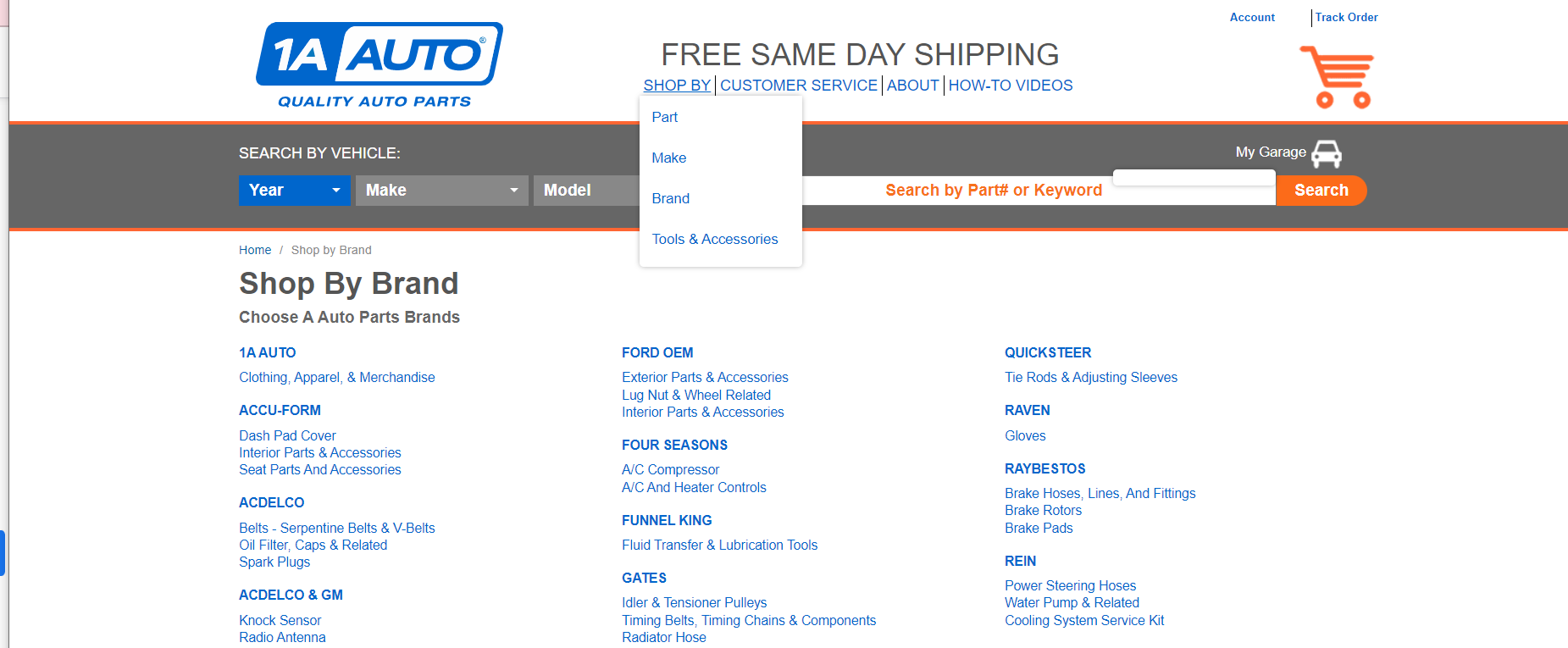 Acquista per marca/marca/modello