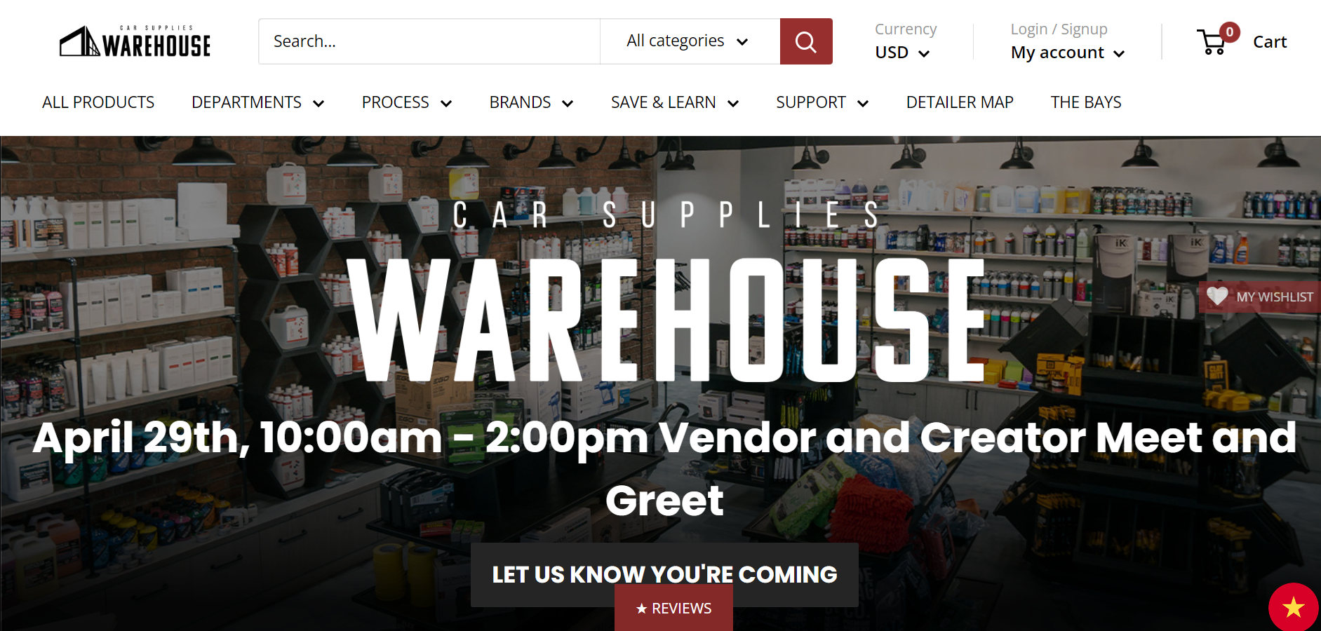 Magazzino forniture auto