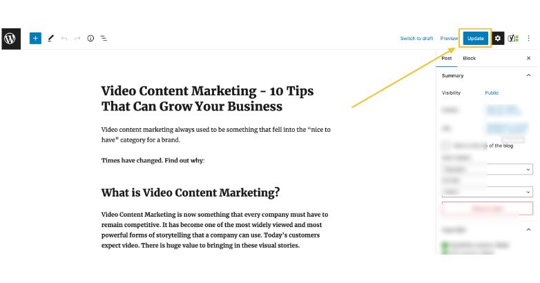 El redactor de Mediaboom está actualizando un contenido antiguo.