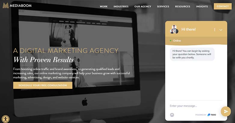 A Mediaboom é uma empresa especializada em consultoria de SEO.