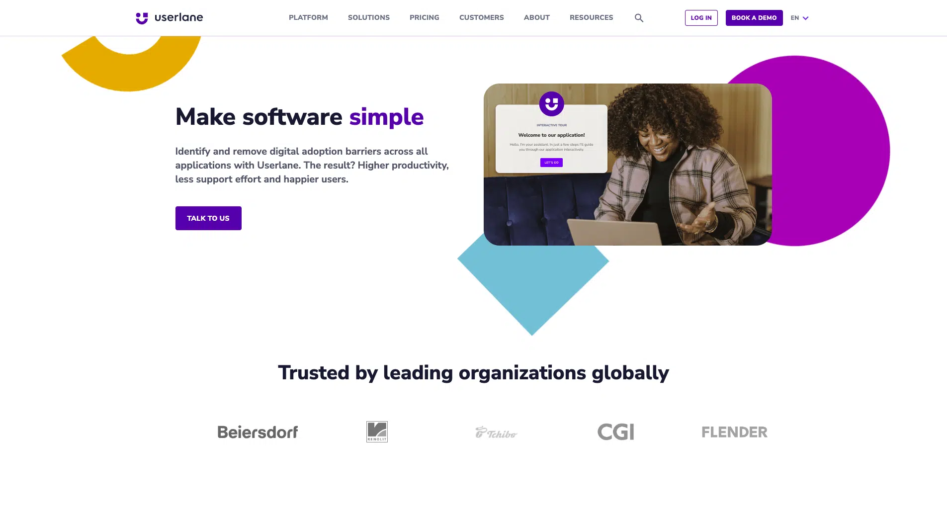 Userlane istemci ekleme yazılımı