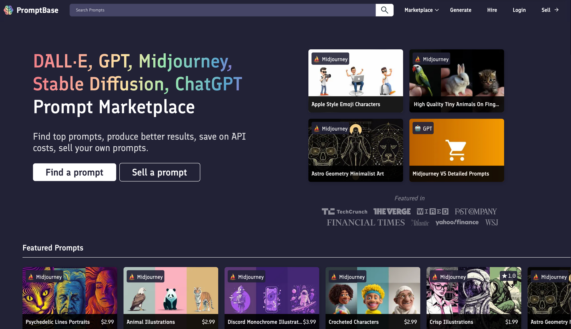 PromptBase - AI Prompt Marketplaces