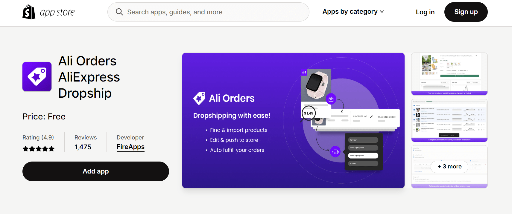 Ali bestellt Aliexpress Dropshipping-App