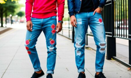 Les jeans brodés pour hommes les plus tendances de 2023 : le style rencontre l'art