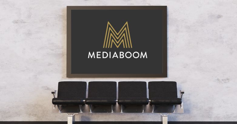 用於廣告牌廣告的 Mediaboom 模型。