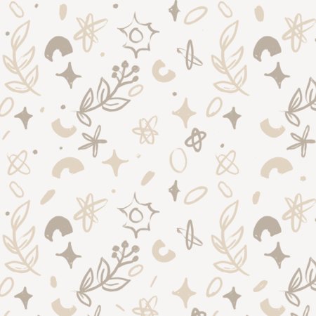 Druckmusterdesigner für ein Café mit botanischen Ikonen 5226a