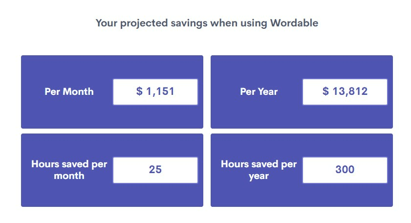 Calculator de ROI formulabil