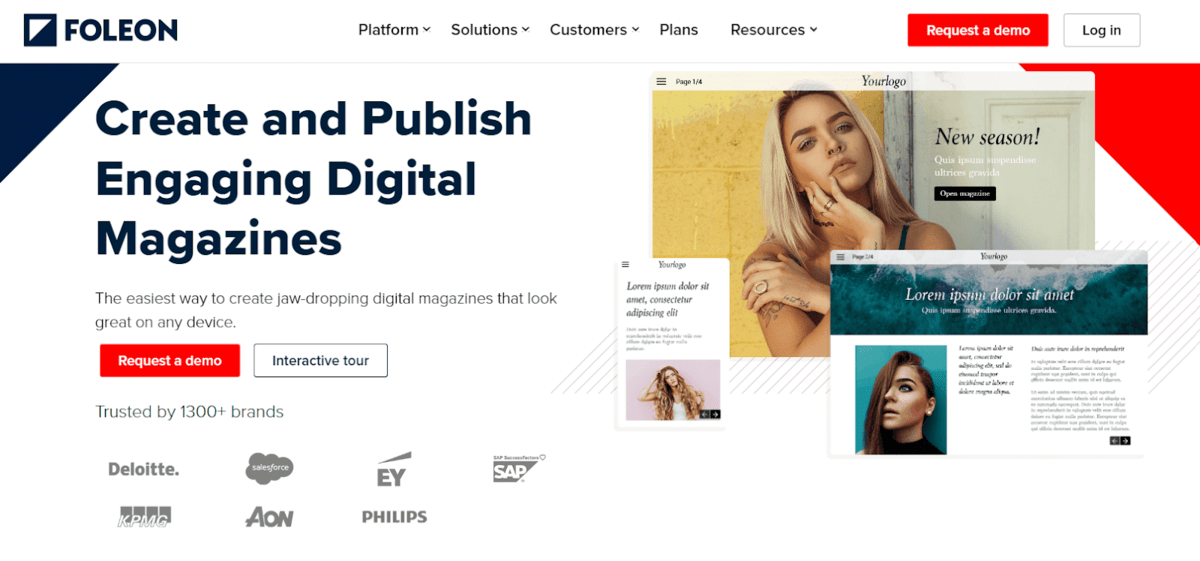 Foleon-Creator de reviste interactive