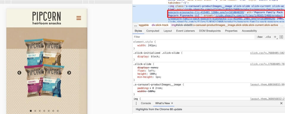 替代文本最佳實踐的 HTML 站點地圖示例