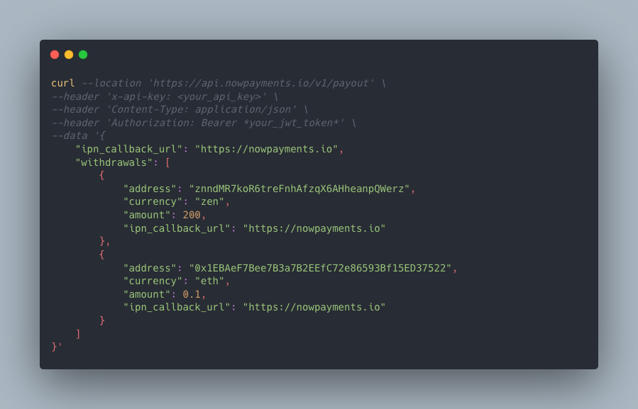 API de pagamentos em massa da Horizen: uma visão geral