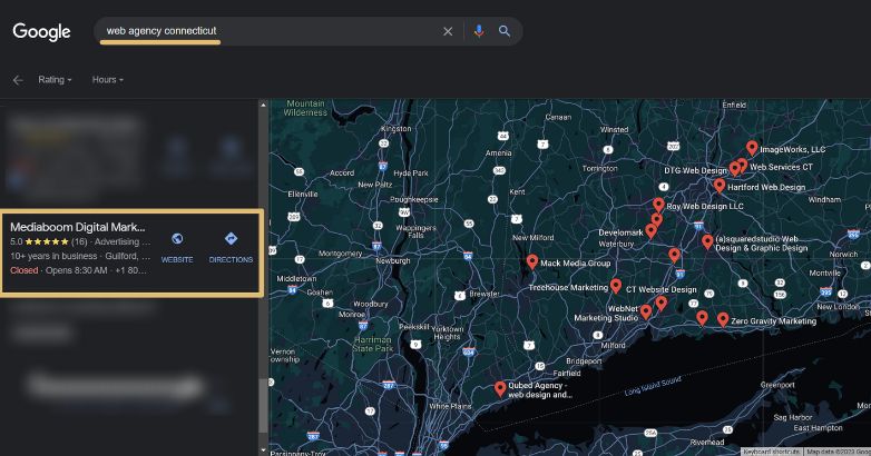 Mediaboom は、ローカル SEO を改善した後にその代理店によって得られた結果を示しています