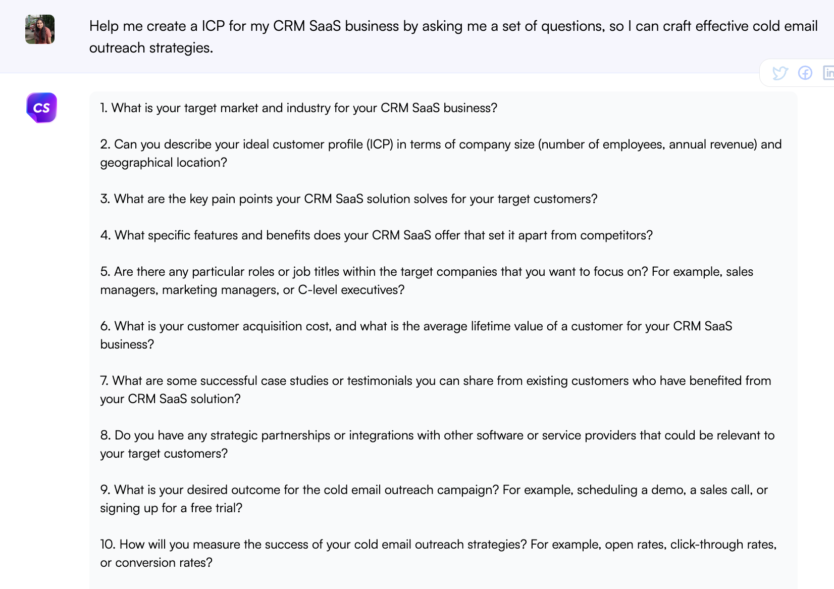 Chatsonic สำหรับการวิจัยเกี่ยวกับกลุ่มเป้าหมาย - ChatGPT สำหรับการตลาดผ่านอีเมล