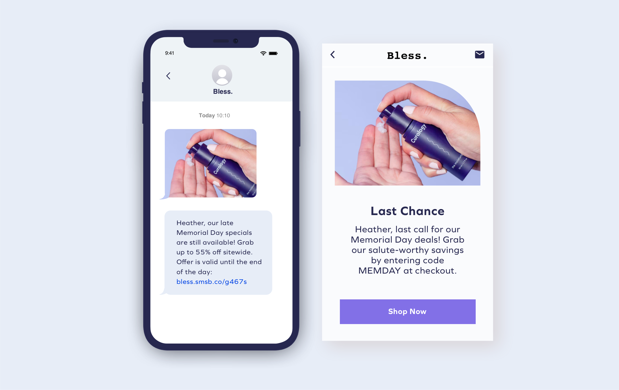 Șablon de SMS și e-mail pentru Ziua Memorialului