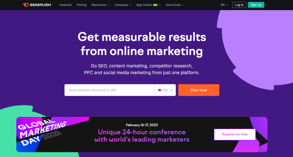 SEMrush - Herramientas de marketing digital