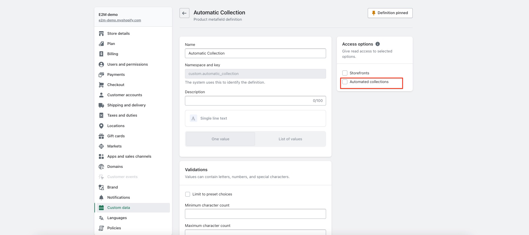 создание коллекции
