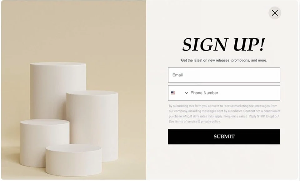 Formularz rejestracyjny do marketingu e-mailowego wymagający zgody użytkownika