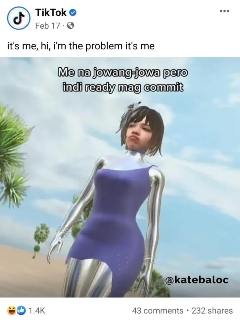 tiktokフィリピンfacebookソーシャルメディアキャプション