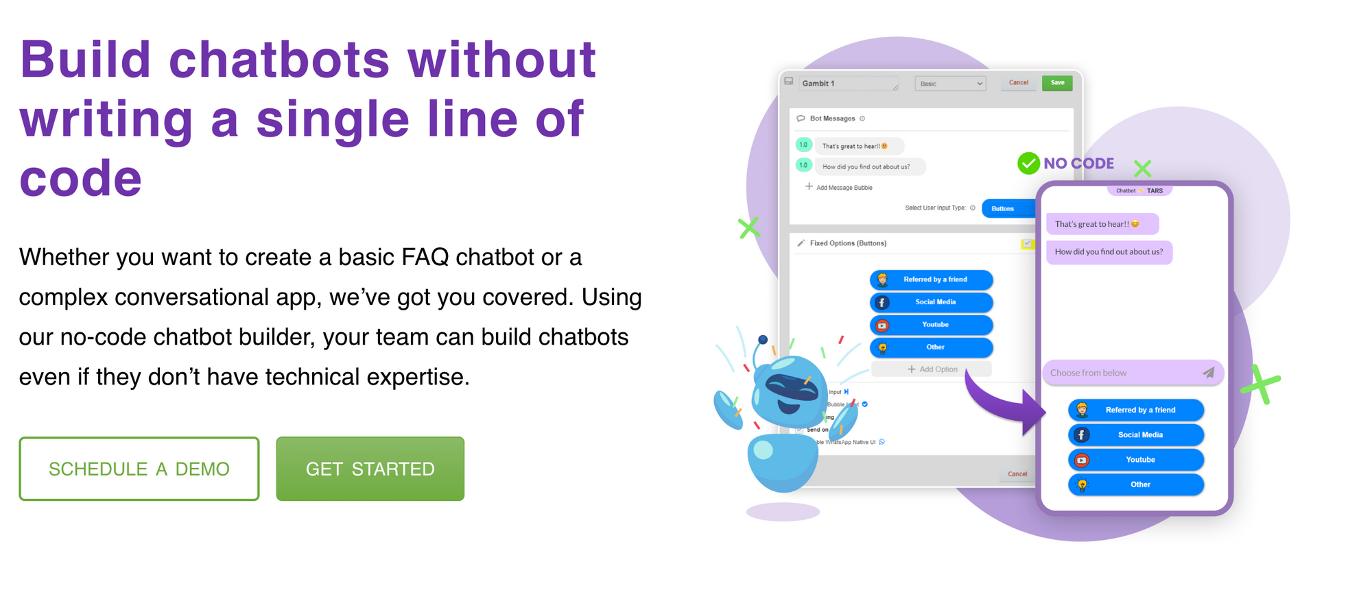 Tars - 9 大無代碼 AI 聊天機器人構建器