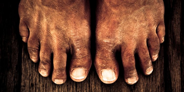 renk filtreli ayak resmi