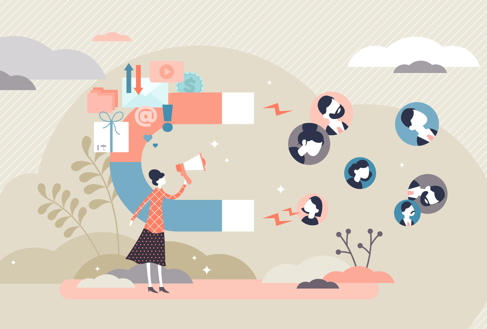 客戶參與電子郵件