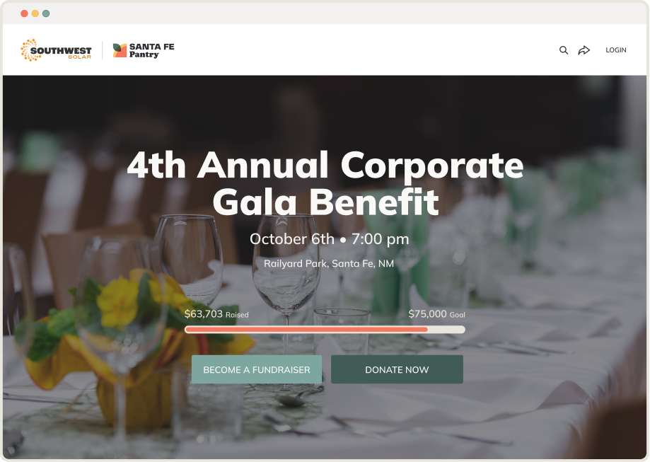 Campagne de financement du Santa Fe Pantry