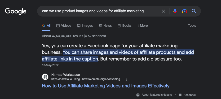 Blog SEO - ตัวอย่างข้อมูลเด่น