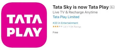 Descargue la aplicación móvil Tata Sky para aplicaciones de transmisión de cricket en vivo para iPhone