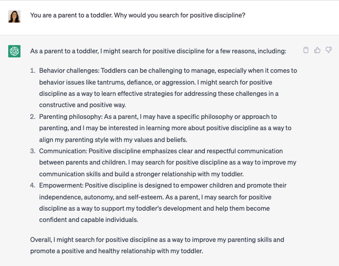 目標受眾的 chatgpt 提示