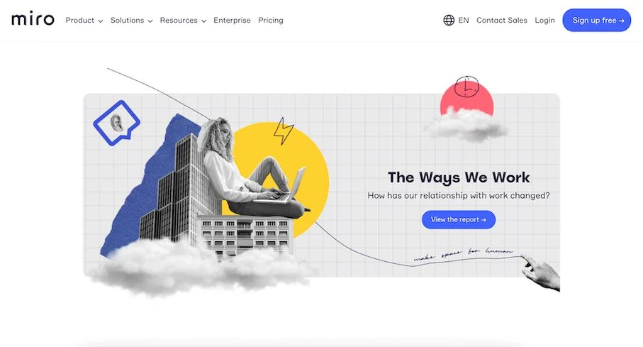 B2B 技術ホームページ miro