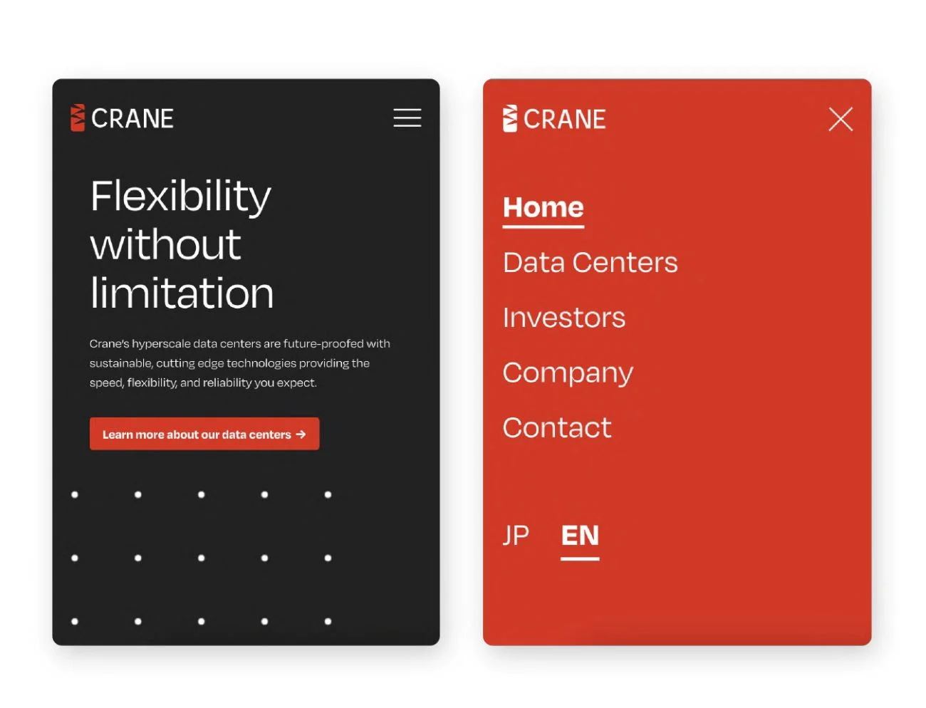 B2B 技術ホームページ クレーン