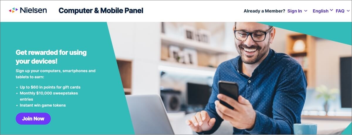Получите бесплатные подарочные карты Amazon с панелью Nielsen