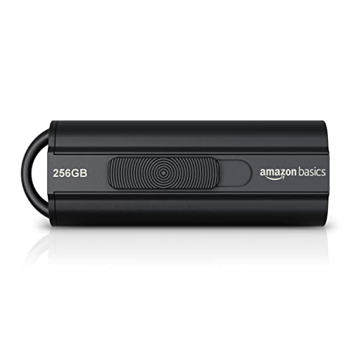 Unidade flash USB 3.1 ultrarrápida de 256 GB da Amazon Basics